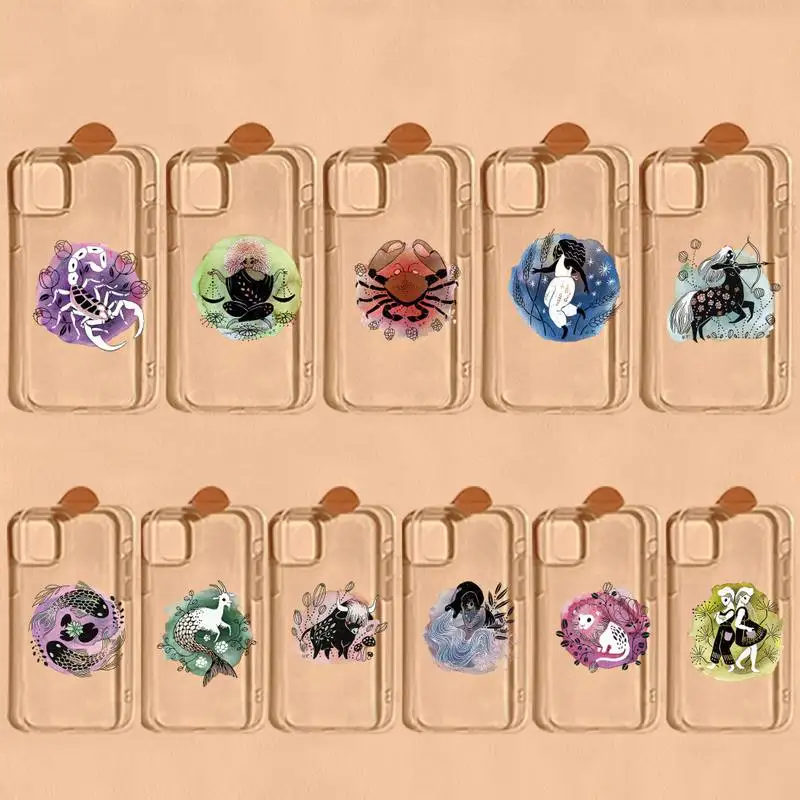 Twelve constellations Phone Case For iPhone 13 14 Pro Max XS XR 12 11 Pro 13 Mini 6 7 8 Plus Soft Clear Back Cover
Twelve constellations Phone Case For iPhone 13 14 Pro Max XS XR 12 11 Pro 13 Mini 6 7 8 Plus Soft Clear Back Cover