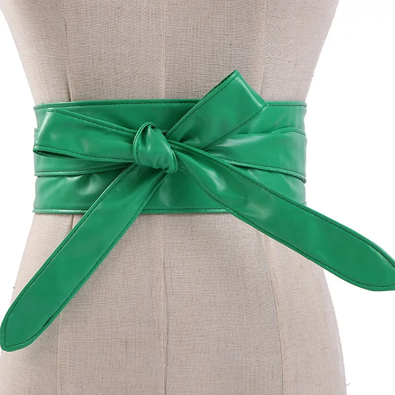 Women Lace Up Belt New Bowknot Belts for Women Longer Bind Waistband Ties Bow Ladies Dress Decoration Fashion Pu Wide Belt
Women Lace Up Belt New Bowknot Belts for Women Longer Bind Waistband Ties Bow Ladies Dress Decoration Fashion Pu Wide Belt
