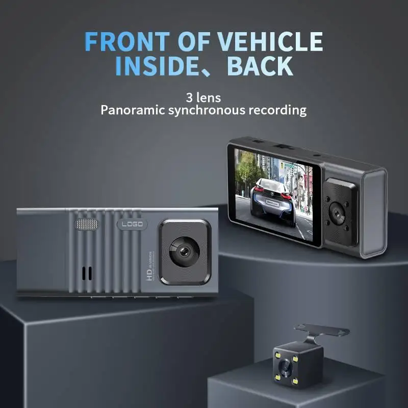 Автомобильный видеорегистратор Full 1080P, Автомобильный видеорегистратор для вождения, передний/задний/внутренний видеорегистратор, Автомоб...
Автомобильный видеорегистратор Full 1080P, Автомобильный видеорегистратор для вождения, передний/задний/внутренний видеорегистратор, Автомоб...