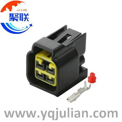 Автомобильный 4-контактный штекер, зеркальный соединитель жгута кабеля с клеммами и уплотнениями