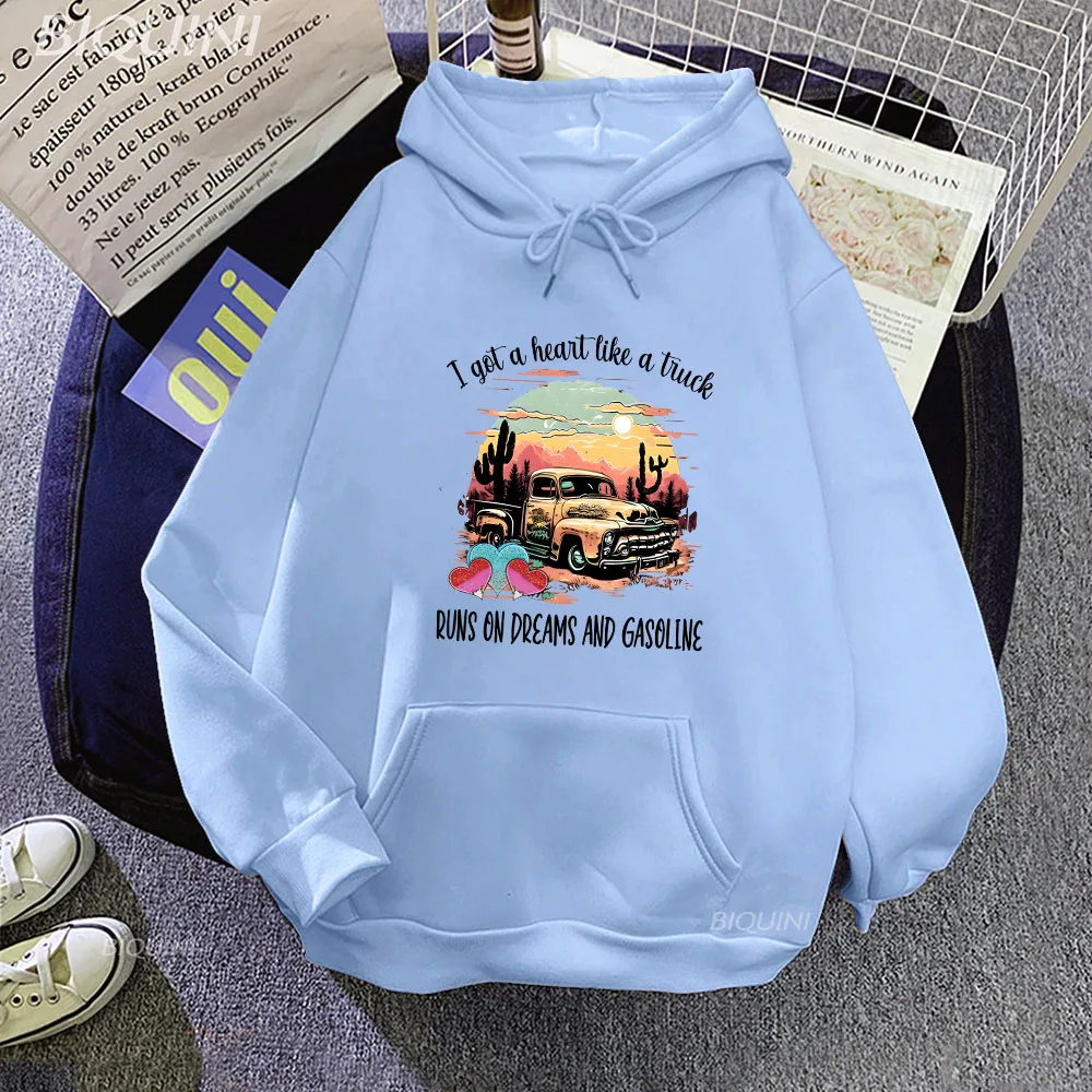 I Got A Heart Like A Truck 2023 Autumn New Female Casual Hoodies Sweatshirts Fashion Clothes Brand Men's/Women's Long Sleeve Tee
I Got A Heart Like A Truck 2023 Autumn New Female Casual Hoodies Sweatshirts Fashion Clothes Brand Men's/Women's Long Sleeve Tee