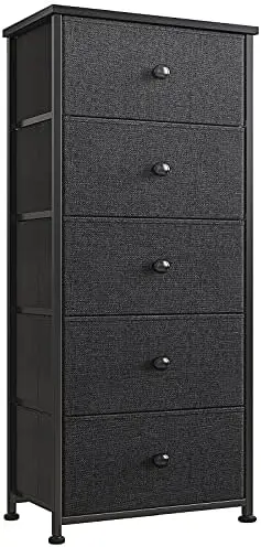 Drawer Dresser for Bedroom Storage Tower Closet Organizer Vertical Chest Sturdy Steel Frame Tall Dresser Wooden Top Removable Fa 
Drawer Dresser for Bedroom Storage Tower Closet Organizer Vertical Chest Sturdy Steel Frame Tall Dresser Wooden Top Removable Fa