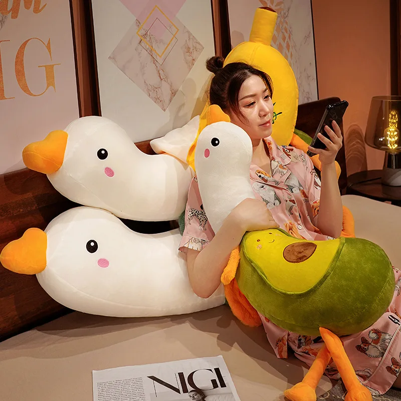 Creative Cartoon Duck Plush Toy Kawaii Avocado Banana Duck Doll Funny Yellow Duck Sofa Cushion Bedroom Pillow Gift for Friends
Creative Cartoon Duck Plush Toy Kawaii Avocado Banana Duck Doll Funny Yellow Duck Sofa Cushion Bedroom Pillow Gift for Friends