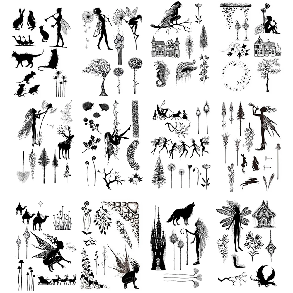 2023 Fairy Animals Fairies Clear Stamps for DIY Scrapbooking Card Transparent Silicone Stamp Making Photo Album Crafts Decor
2023 Fairy Animals Fairies Clear Stamps for DIY Scrapbooking Card Transparent Silicone Stamp Making Photo Album Crafts Decor
