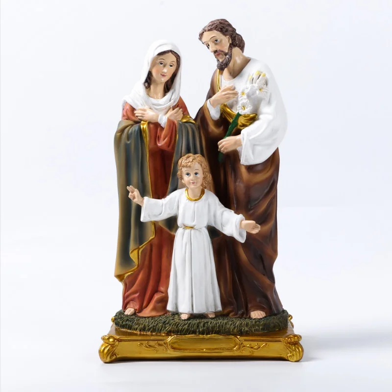 1Pc Catholic Christian Jesus Family Statue Figurine Resin Crafts Gifts Home Decoration
1Pc Catholic Christian Jesus Family Statue Figurine Resin Crafts Gifts Home Decoration