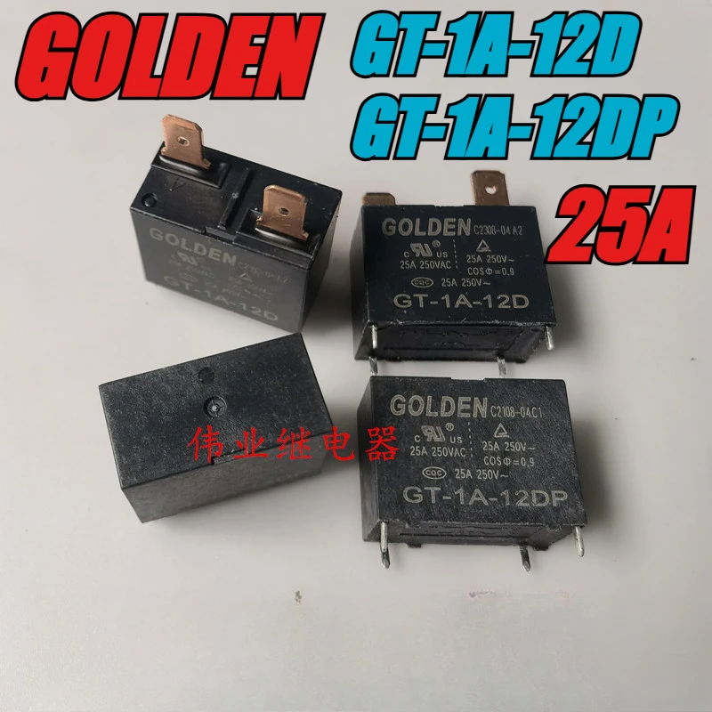 (Совершенно новый оригинал) 1 шт./лот 100% оригинальное реле: GT-1A-12D GT-1A-12DP Реле кондиционера 12 В 25 А
(Совершенно новый оригинал) 1 шт./лот 100% оригинальное реле: GT-1A-12D GT-1A-12DP Реле кондиционера 12 В 25 А