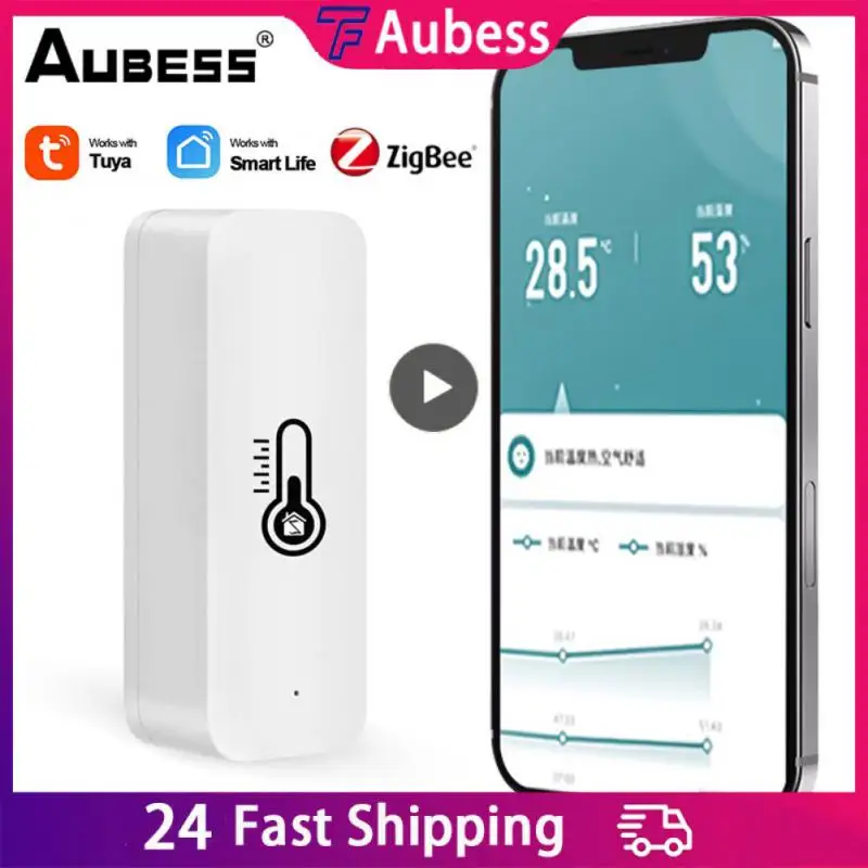 Mini Temperature Humidity Sensor Smart Life Tuya App Humidity Sensor App Control Battery Powered Real-time Detecter Hygrometer
Mini Temperature Humidity Sensor Smart Life Tuya App Humidity Sensor App Control Battery Powered Real-time Detecter Hygrometer