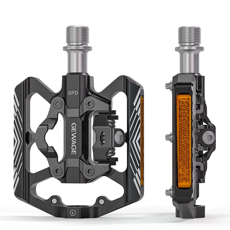 GEWAGE Bicycle Pedals Ultralight Anti-Slip CNC BMX MTB Road Bike Pedal Cycling 3 Sealed Bearing Bike Pedals SPD Pedals
GEWAGE Bicycle Pedals Ultralight Anti-Slip CNC BMX MTB Road Bike Pedal Cycling 3 Sealed Bearing Bike Pedals SPD Pedals