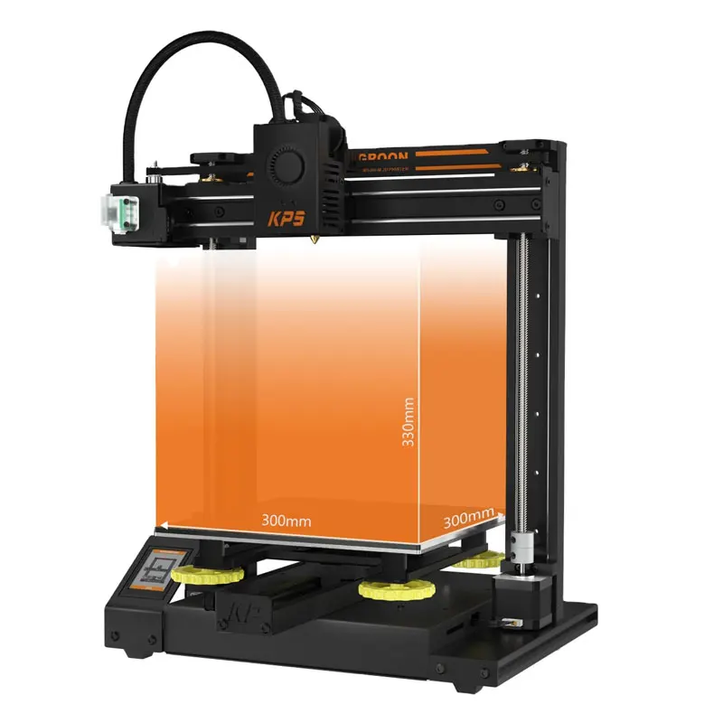 

KINGROON KP5L High Precision DIY FDM 3D Printer Machine Resume Printing Build Size 300x300x330mm High Speed 3d Printers