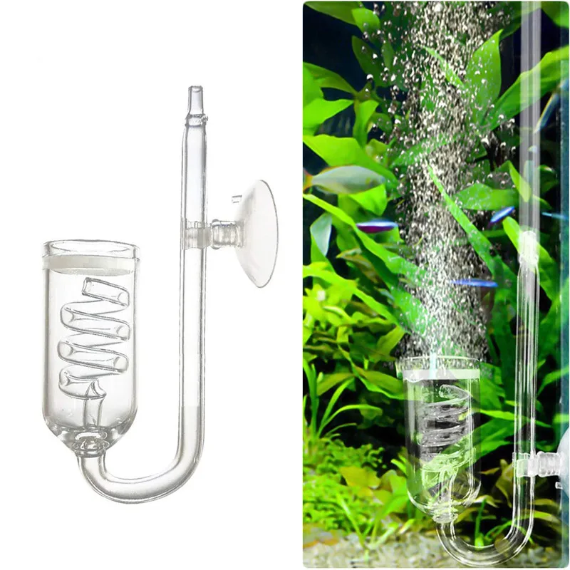 Aquarium CO2 Atomizer CO2 System Diffuser Check Valve U Shaped Glass Tube Bend Tube DIY Diffusion Regulator With Suction Cup
Aquarium CO2 Atomizer CO2 System Diffuser Check Valve U Shaped Glass Tube Bend Tube DIY Diffusion Regulator With Suction Cup