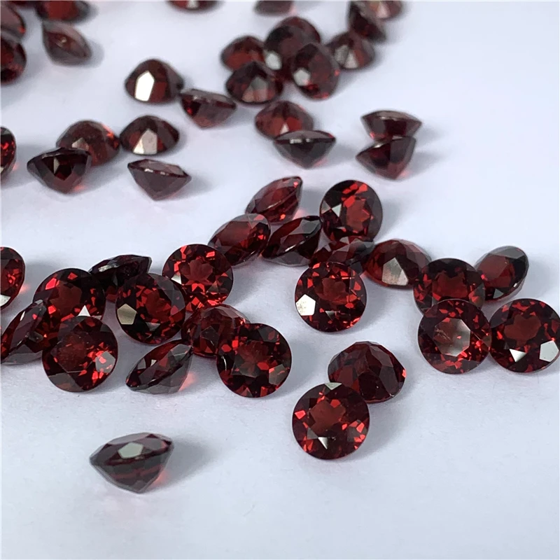 Natural Loose Garnet - Calibrated - Round Shape - Faceted Cut Loose Gemstone 5mm, 6mm, 7mm, 8mm for DIY Jewelry
Natural Loose Garnet - Calibrated - Round Shape - Faceted Cut Loose Gemstone 5mm, 6mm, 7mm, 8mm for DIY Jewelry