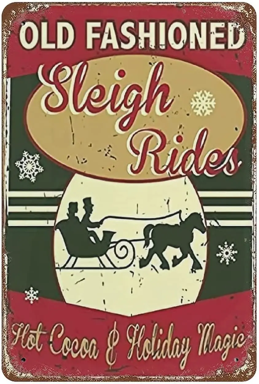 Старомодные сани, жестяной знак, винтажная забавная железная живопись, металлическая пластина, необычная вывеска в стиле ретро
Старомодные сани, жестяной знак, винтажная забавная железная живопись, металлическая пластина, необычная вывеска в стиле ретро