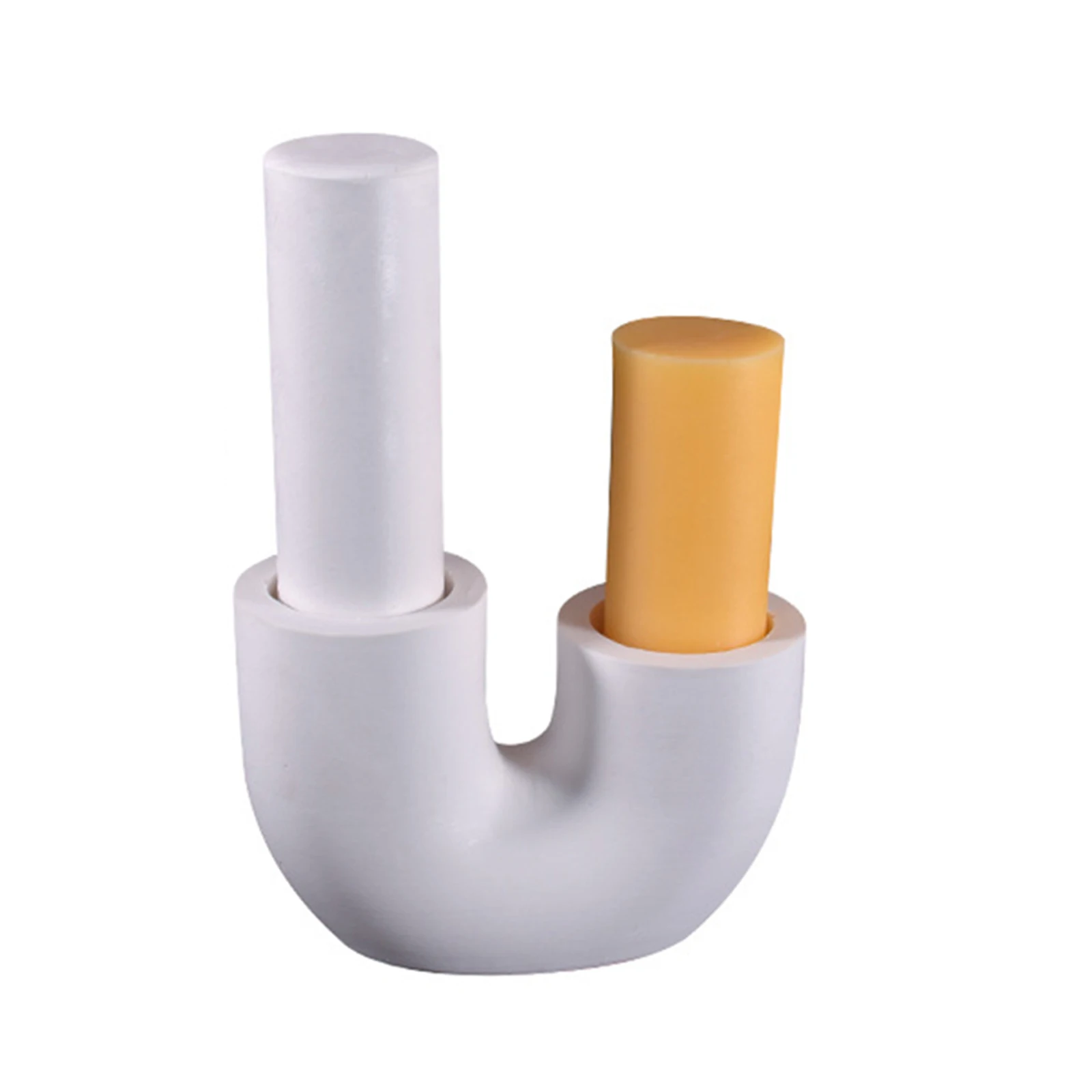 Handmade U-shaped Candle Holder Candlestick Mold Round Candle Silicone Mold DIY Two-half Scented Plaster Decoration Resin Mold
Handmade U-shaped Candle Holder Candlestick Mold Round Candle Silicone Mold DIY Two-half Scented Plaster Decoration Resin Mold