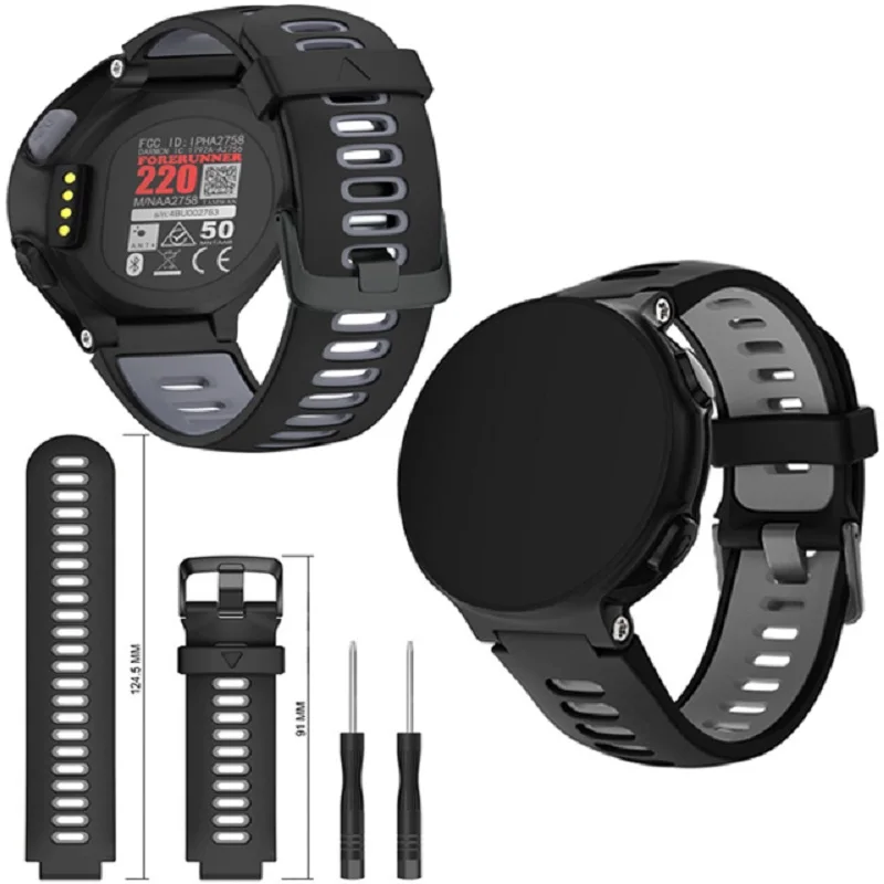 Replacement Watchband Bracelet For Garmin Forerunner 735XT 735/220/230/235/620/630 S20 Smartwatch Silicone Strap Wristband Band
Replacement Watchband Bracelet For Garmin Forerunner 735XT 735/220/230/235/620/630 S20 Smartwatch Silicone Strap Wristband Band