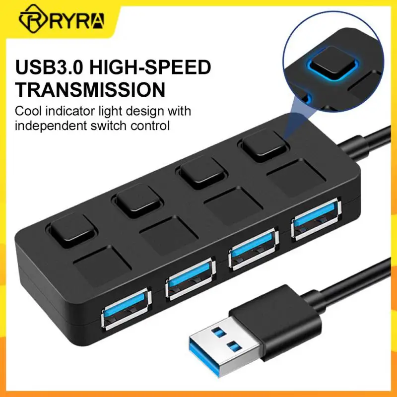 

RYRA 4 порта 5 Гбит/с высокоскоростной концентратор USB 3,0 разветвитель Тип C OTG адаптер для Macbook Pro ПК ноутбука Usb концентратор компьютерные аксессуары