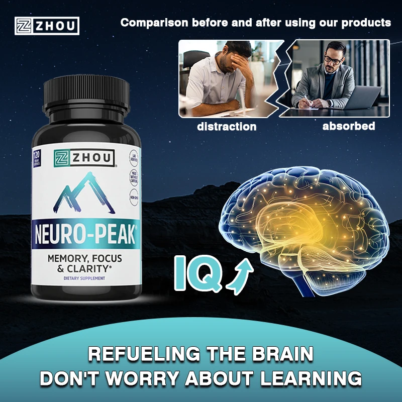 Helps Reduce Stress and Stabilize Mood, Promotes Memory, Focus and Clarity, Natural Brain Booster
Helps Reduce Stress and Stabilize Mood, Promotes Memory, Focus and Clarity, Natural Brain Booster