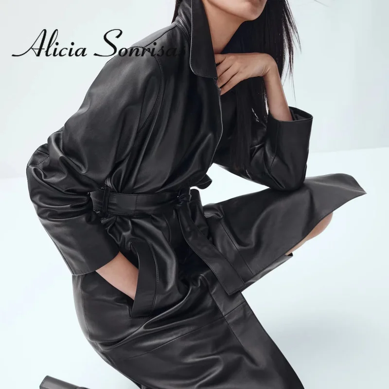 Plus Size Faux Leather Jacket Women 2022 Belted Loose Long Sleeve Single-breasted Black Long Pu Leather Jacket Biker Coat
Plus Size Faux Leather Jacket Women 2022 Belted Loose Long Sleeve Single-breasted Black Long Pu Leather Jacket Biker Coat