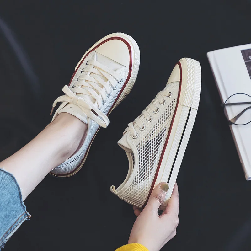 Summer Women Canvas Mesh Shoes Platform Casual Breathable Mesh Sneakers Woman Flat Shoes Vulcanized Shoes Zapatos De Mujer
Summer Women Canvas Mesh Shoes Platform Casual Breathable Mesh Sneakers Woman Flat Shoes Vulcanized Shoes Zapatos De Mujer