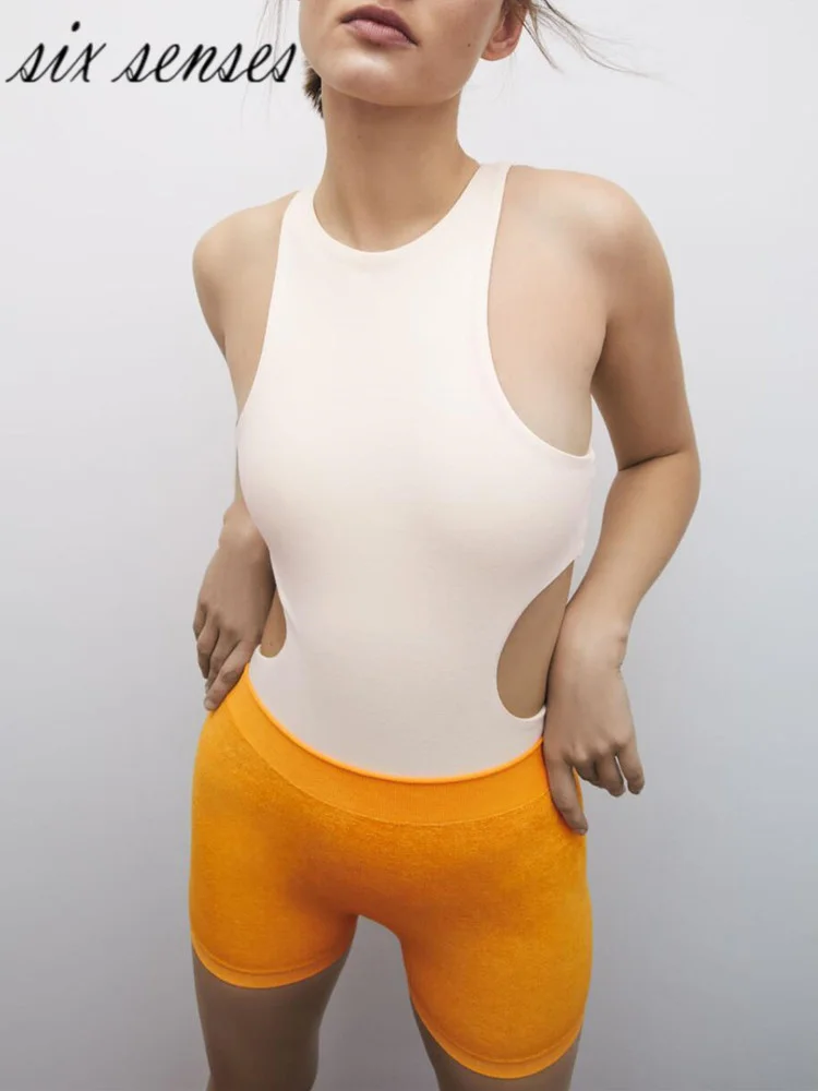 Six Senses 2022 New Female 3 Color Cutout Bodysuit Slim Bodycon Rompers Skinny Bodysuit Beach Holiday
Six Senses 2022 New Female 3 Color Cutout Bodysuit Slim Bodycon Rompers Skinny Bodysuit Beach Holiday