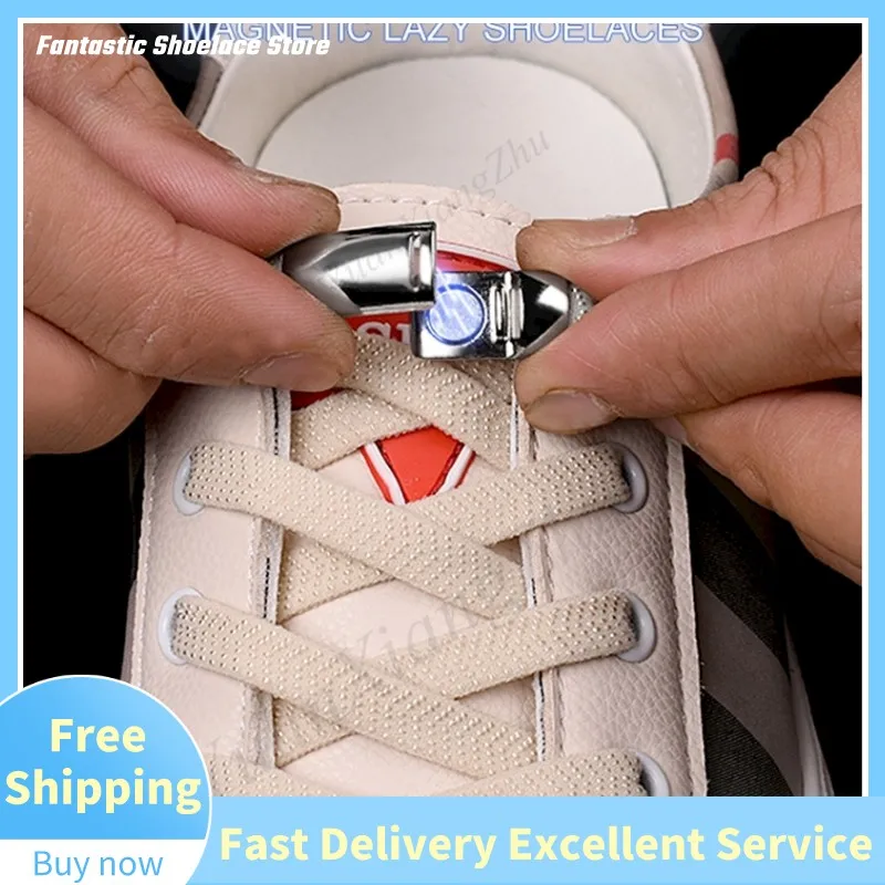 1Pair Elastic Magnetic 1Second Locking ShoeLaces Creative Quick No Tie Shoe Laces Kids Adult Unisex Shoelace Sneakers Shoe Laces
1Pair Elastic Magnetic 1Second Locking ShoeLaces Creative Quick No Tie Shoe Laces Kids Adult Unisex Shoelace Sneakers Shoe Laces