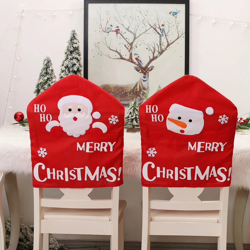 Christmas Chair Cover Christmas Santa Claus Snowman Dinner Chair Covers Restaurant Christmas Decoration Party Supplies
Christmas Chair Cover Christmas Santa Claus Snowman Dinner Chair Covers Restaurant Christmas Decoration Party Supplies