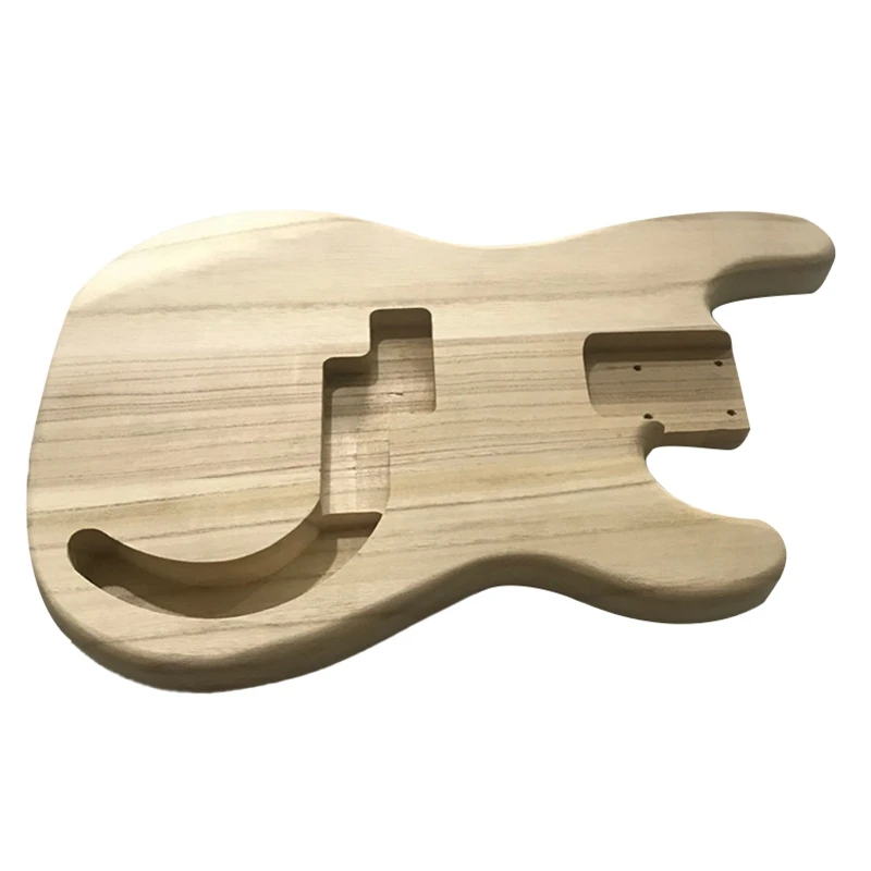 

Pb Bass Guitar Bucket Unfinished Guitar Body Maple Solid Wood Diy Electric Bass Replacement Set Electric Guitar Parts