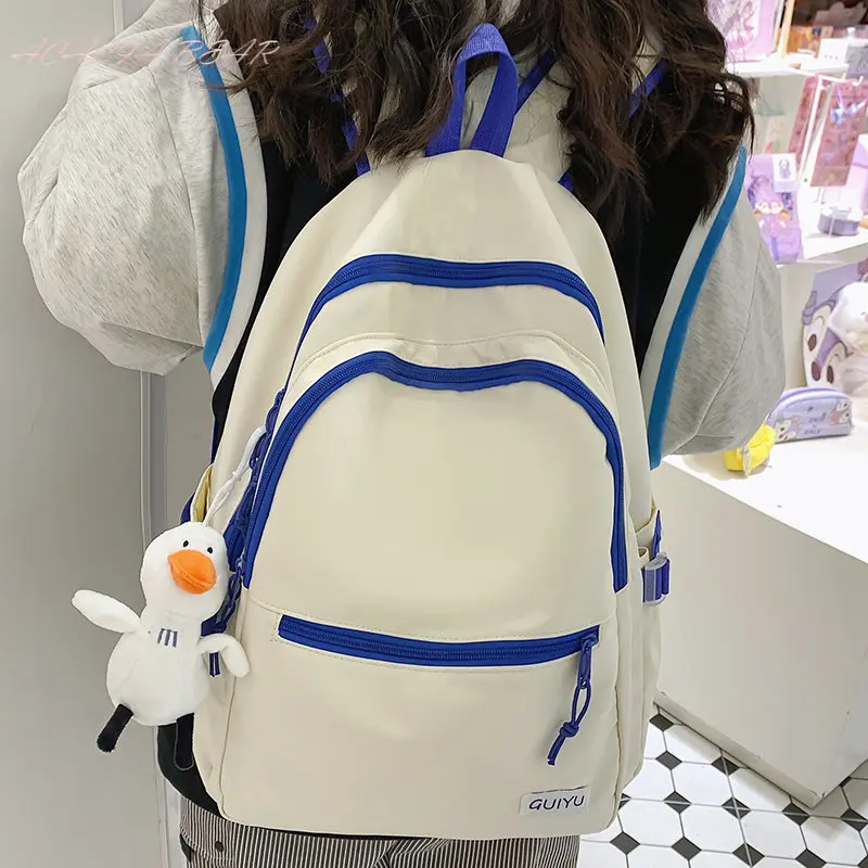 

Рюкзак женский для студентов колледжа, модная Вместительная дорожная сумка для девушек, школьный ранец для ноутбука, портфель для книг