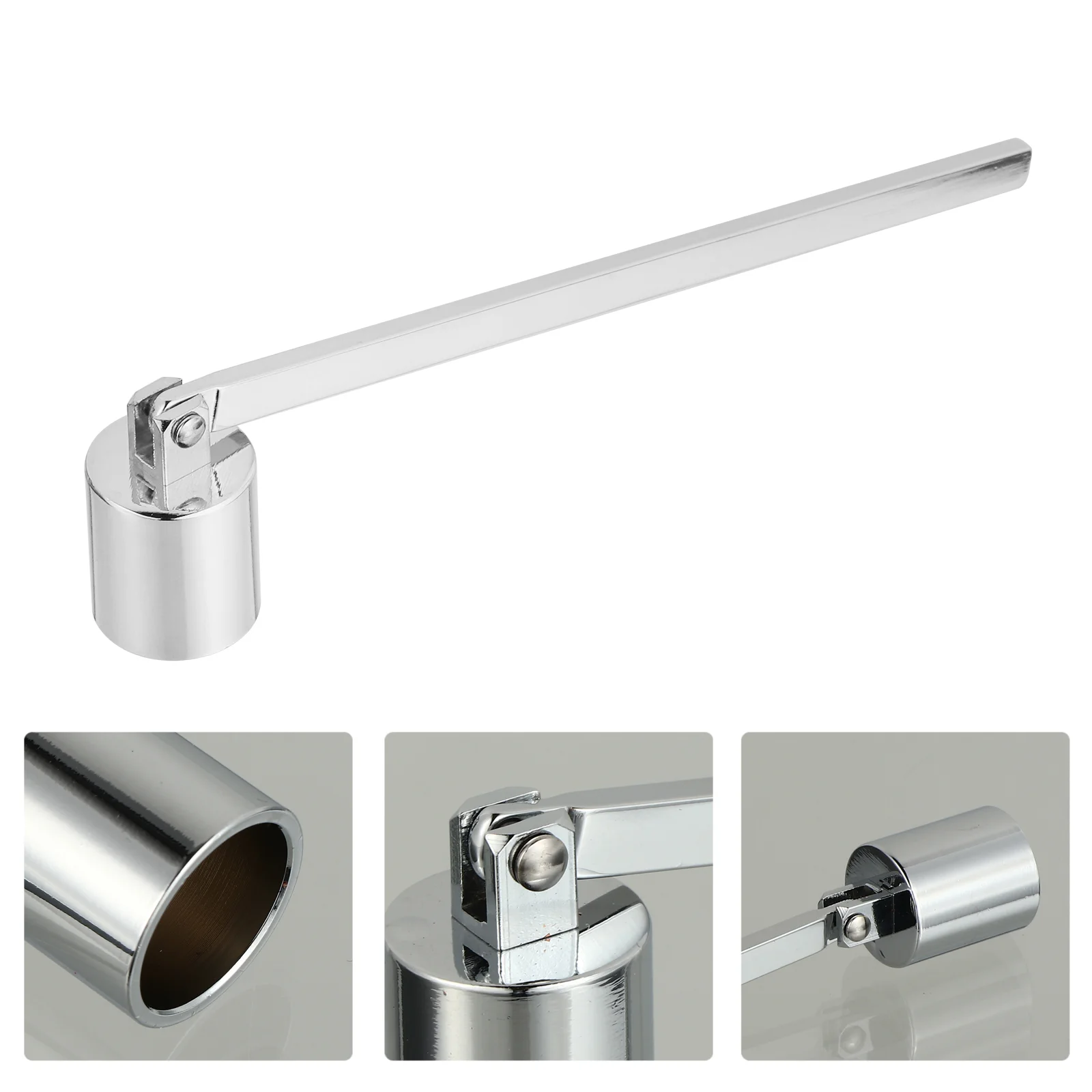 Snuffer Stainless Steel Care Tool Long Handle Wick Snuffer for Safely Extinguish Silver 
Snuffer Stainless Steel Care Tool Long Handle Wick Snuffer for Safely Extinguish Silver