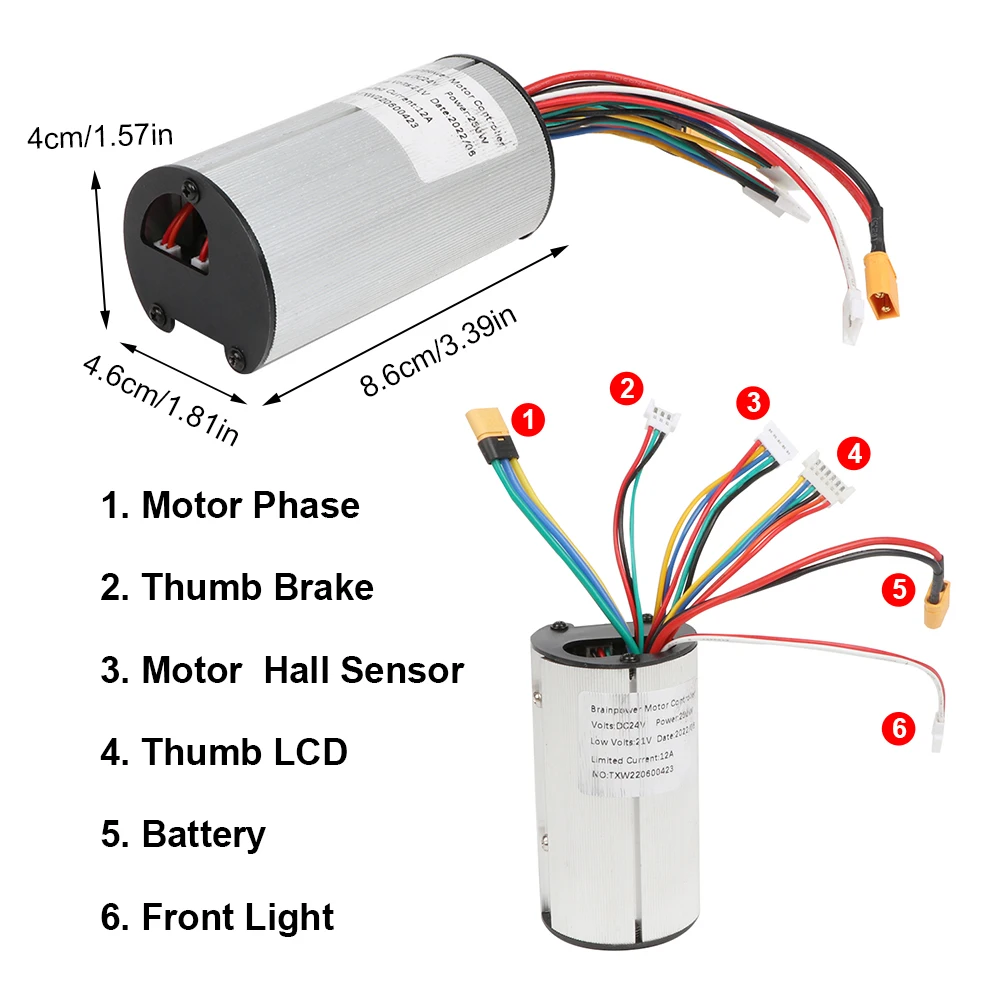 5.5" 6.5"LCD Display 24V/36V Folding Scooter Controller Accessories Carbon Fiber Scooter Controller Brake Accelerator Throttle
5.5" 6.5"LCD Display 24V/36V Folding Scooter Controller Accessories Carbon Fiber Scooter Controller Brake Accelerator Throttle