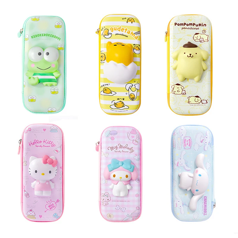 Sanrio Anime Kawaii Hello Kitty Purin Dog Gudetama Stationery Pencil Case Cute Finger Press Pops Relieve Stress Student Pen Bag 
Sanrio Anime Kawaii Hello Kitty Purin Dog Gudetama Stationery Pencil Case Cute Finger Press Pops Relieve Stress Student Pen Bag