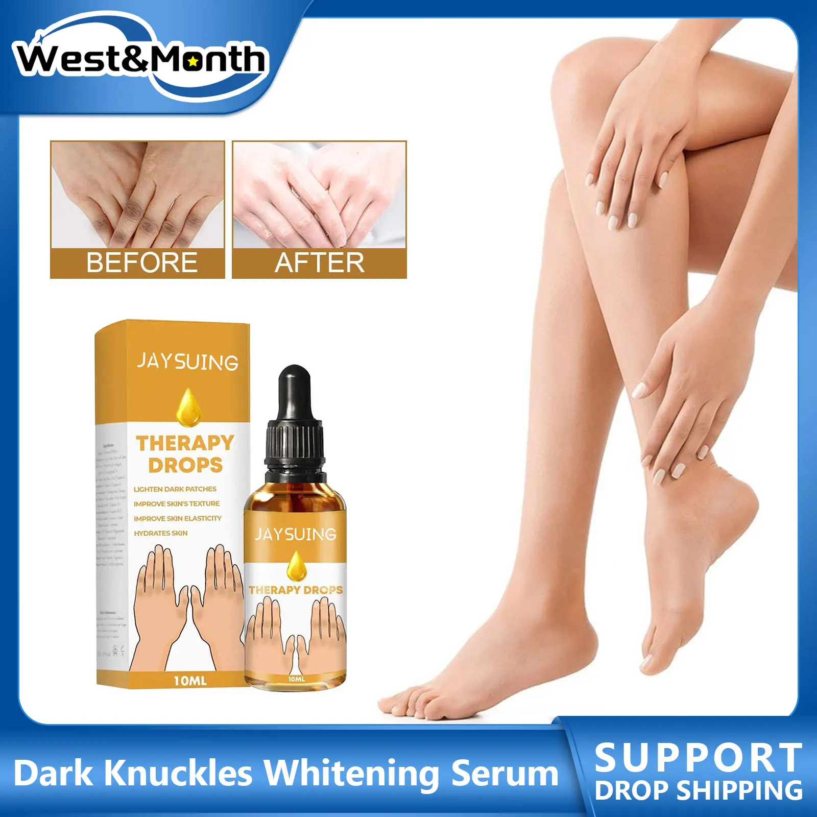 Dark Knuckle Whitening Serum Remove Black Skin Hand Elbows Knee Brightening Bleaching Pigmentation Dark Spot Correctors Essence
Dark Knuckle Whitening Serum Remove Black Skin Hand Elbows Knee Brightening Bleaching Pigmentation Dark Spot Correctors Essence