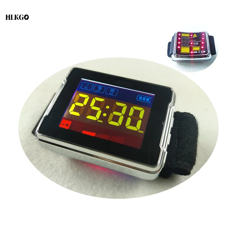650nm Low Level Laser Therapy Sinusitis Wrist LLLT Watch Laser Physiotherapy Rhinitis Hypertension Treatment Diabetic Watch
650nm Low Level Laser Therapy Sinusitis Wrist LLLT Watch Laser Physiotherapy Rhinitis Hypertension Treatment Diabetic Watch