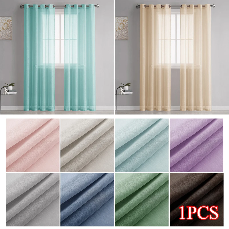 Solid Color White Sheer Curtain For Living Room Bedroom Kitchen Door Window Treatment Modern Voile Tulle Curtain
Solid Color White Sheer Curtain For Living Room Bedroom Kitchen Door Window Treatment Modern Voile Tulle Curtain