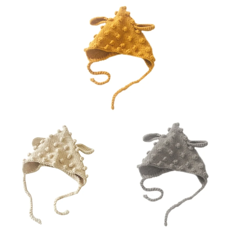Детская вязаная теплая шапочка, милая шапочка с защитой ушей, реквизит для фотосъемки новорожденных, детей, девочек, мальчиков
Детская вязаная теплая шапочка, милая шапочка с защитой ушей, реквизит для фотосъемки новорожденных, детей, девочек, мальчиков