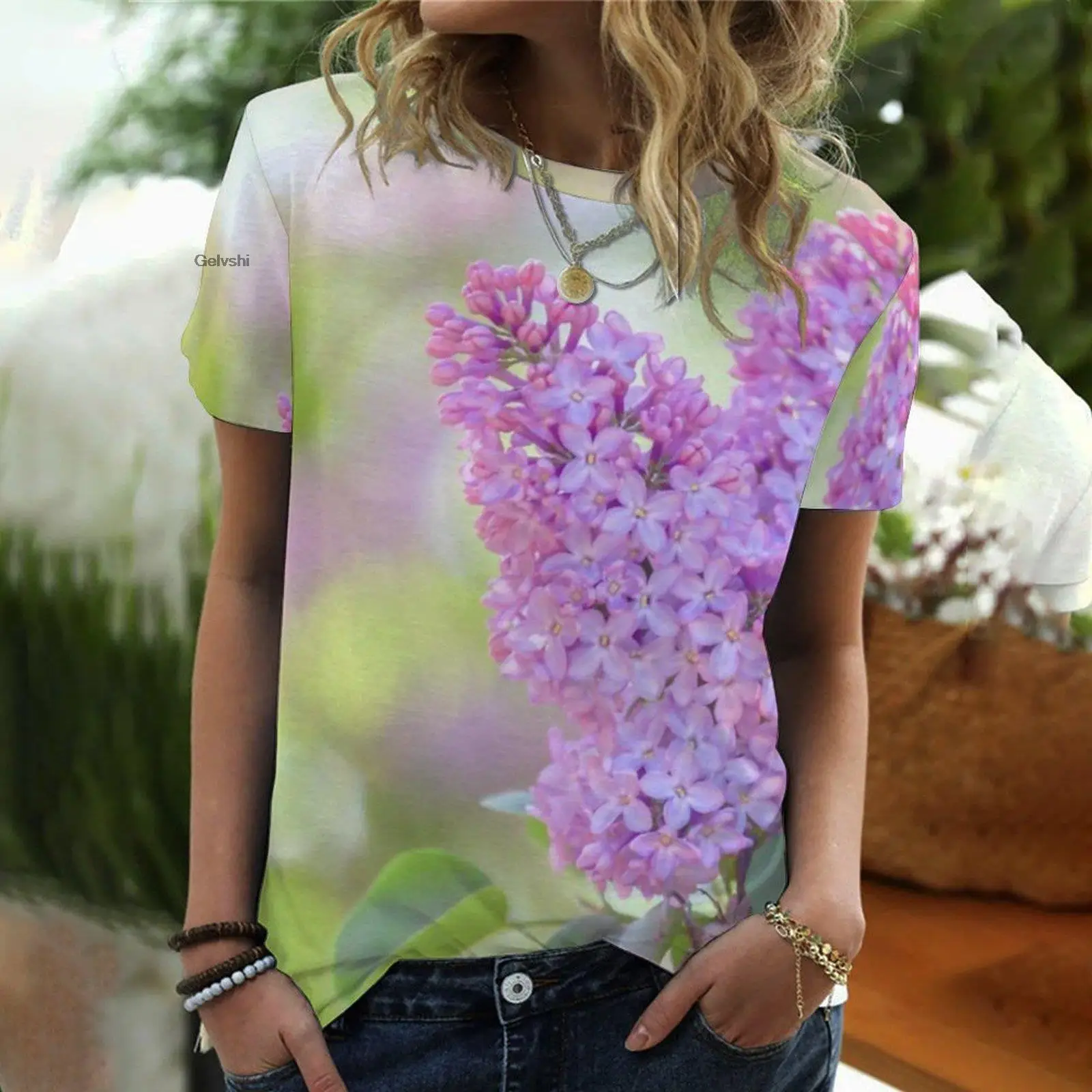 Fashion Design New Ladies T-Shirt 3D Floral Printing Summer Casual Short-Sleeved Round Neck Top 2022 Harajuku Woman T-Shirt
Fashion Design New Ladies T-Shirt 3D Floral Printing Summer Casual Short-Sleeved Round Neck Top 2022 Harajuku Woman T-Shirt
