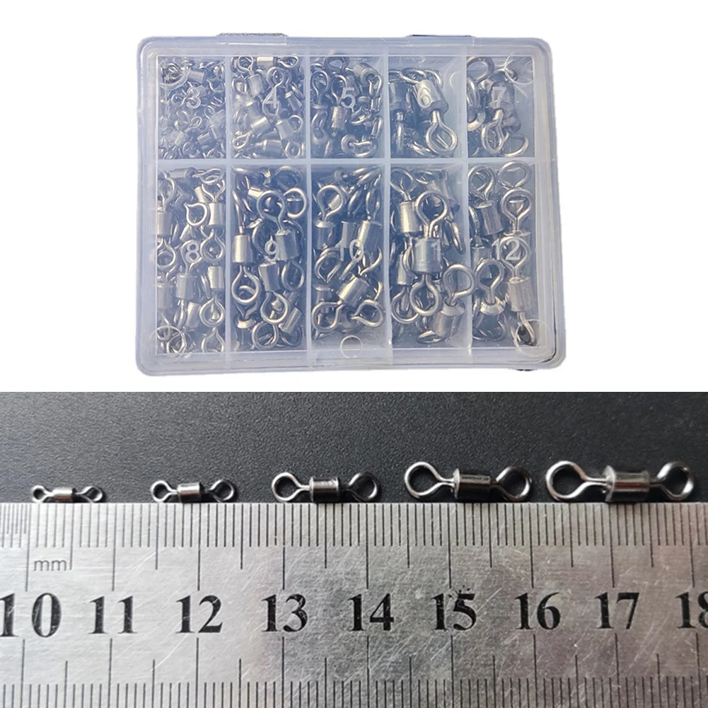 220pcs Carp Fishing Ring Swivel 8-Shaped Carp Rigs Connector Tackle Clips Metal Lures Connectors Lure Fishing Accessories
220pcs Carp Fishing Ring Swivel 8-Shaped Carp Rigs Connector Tackle Clips Metal Lures Connectors Lure Fishing Accessories