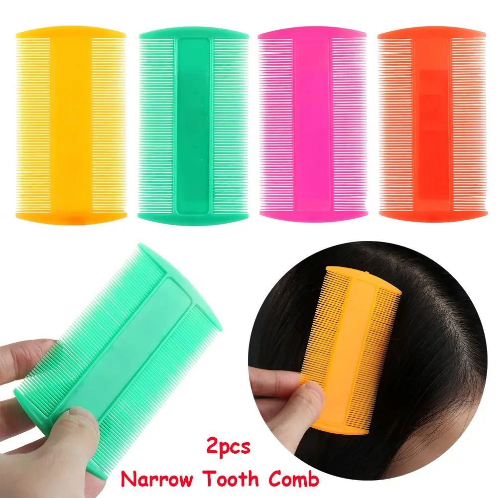 2pcs Random Color Double Sided Head Lice Comb Portable Narrow Fine Tooth Head Lice Flea Remove Hair Combs for Styling Tools
2pcs Random Color Double Sided Head Lice Comb Portable Narrow Fine Tooth Head Lice Flea Remove Hair Combs for Styling Tools