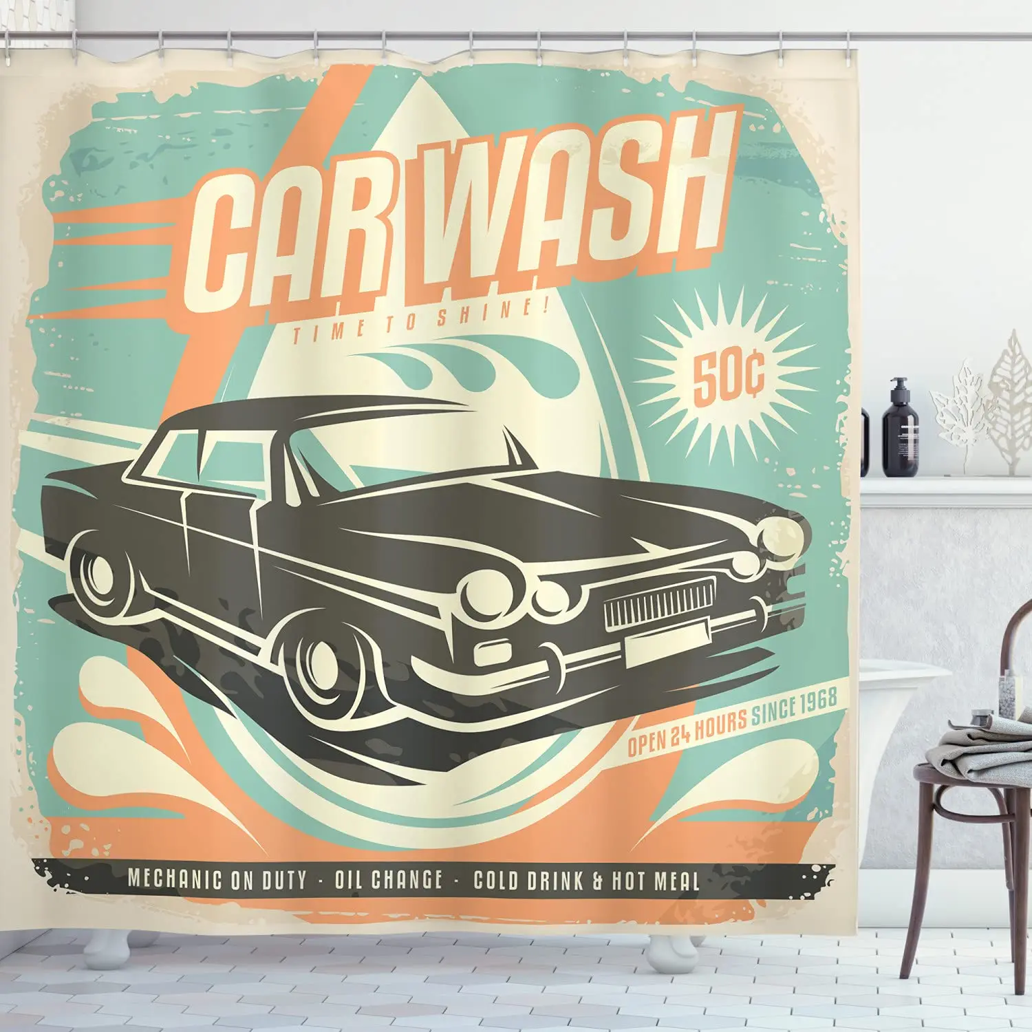 Inspirational Happiness Quote for Courage Be Awesome Poster Print Shower Curtain Rustic Wood Bathroom Curtain Decor
Inspirational Happiness Quote for Courage Be Awesome Poster Print Shower Curtain Rustic Wood Bathroom Curtain Decor