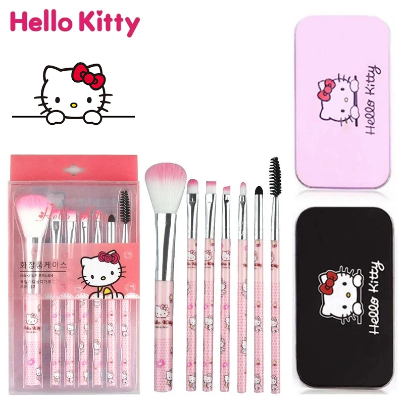 7pcs Hello Kitty Makeup Brush Set Cartoon Kawaii Shadow Brush Loose Powder Blush Brush Beauty Tools Girls Gift with Box 
7pcs Hello Kitty Makeup Brush Set Cartoon Kawaii Shadow Brush Loose Powder Blush Brush Beauty Tools Girls Gift with Box