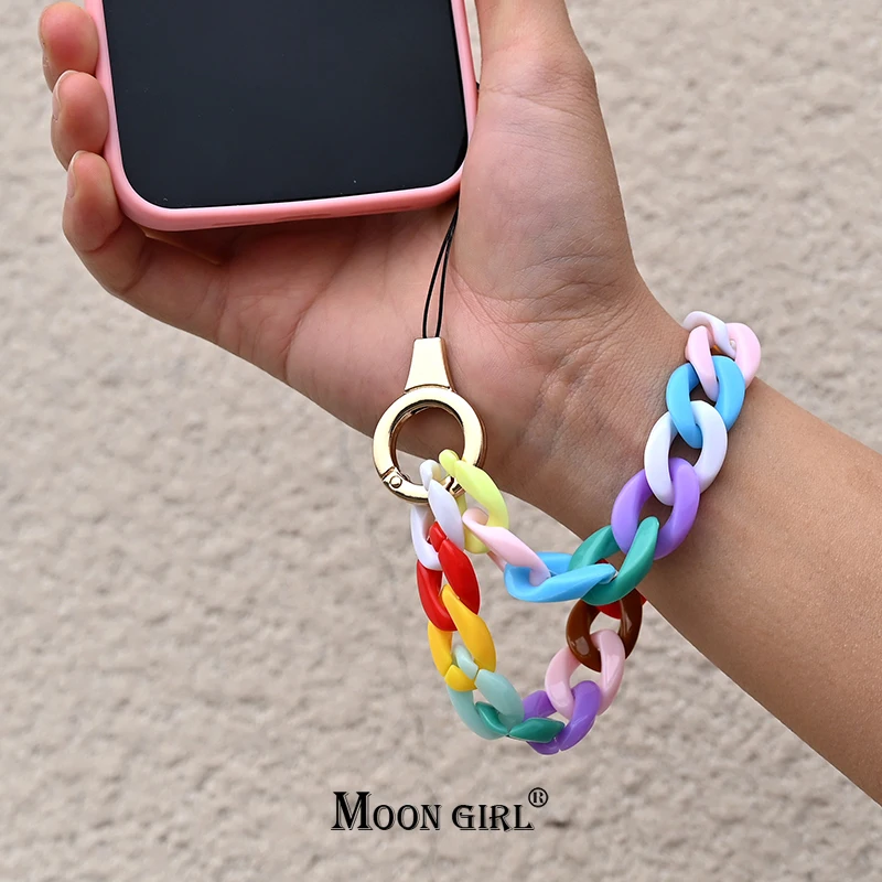 Colorful Acrylic Charm Phone Chain Lanyard For Women Mobile Telephone Straps Phone Case Jewelry Accessories Birthday Gift Girls
Colorful Acrylic Charm Phone Chain Lanyard For Women Mobile Telephone Straps Phone Case Jewelry Accessories Birthday Gift Girls
