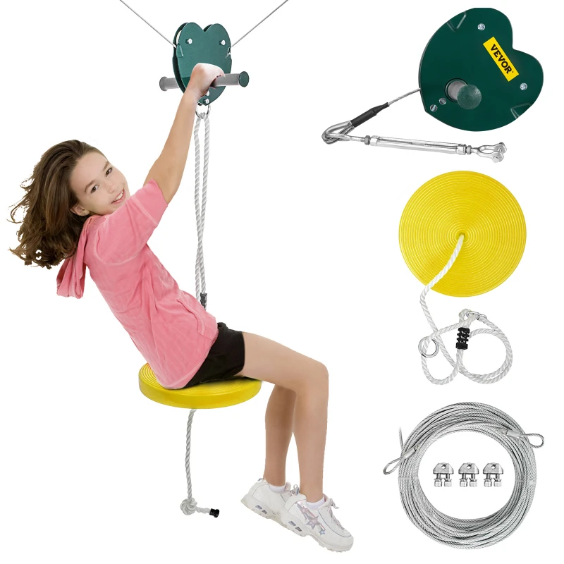 80ft Zip Line Kit дети взрослые Zip Line тележки Slackers Zip Lines с сиденьем и ручкой в форме сердца тележка для двора Entertai
80ft Zip Line Kit дети взрослые Zip Line тележки Slackers Zip Lines с сиденьем и ручкой в форме сердца тележка для двора Entertai