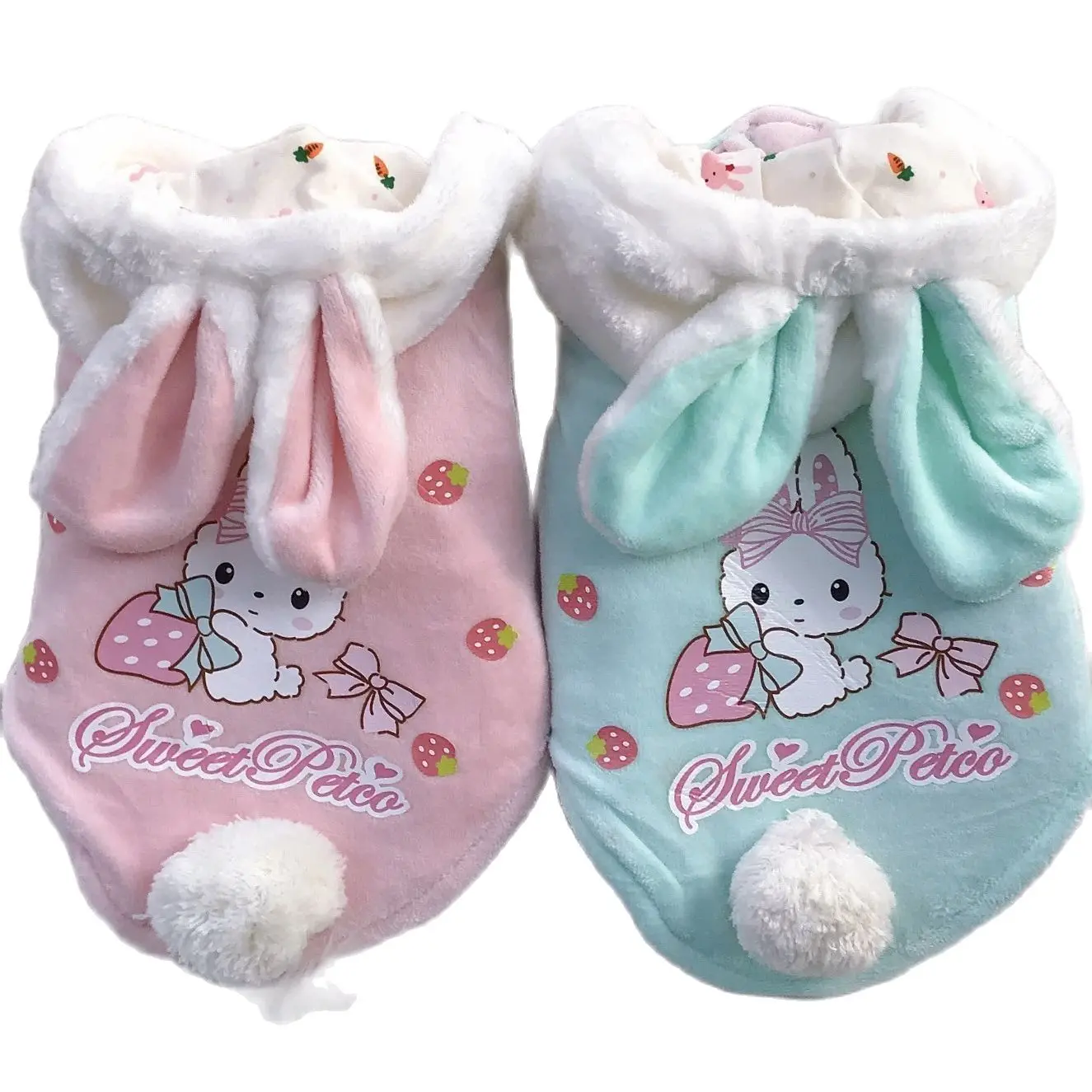 Velvet Dogs Cats Dress Coat Rabbit Design Pet Puppy Jacket Autumn/Winter Clothing Outfit
Velvet Dogs Cats Dress Coat Rabbit Design Pet Puppy Jacket Autumn/Winter Clothing Outfit