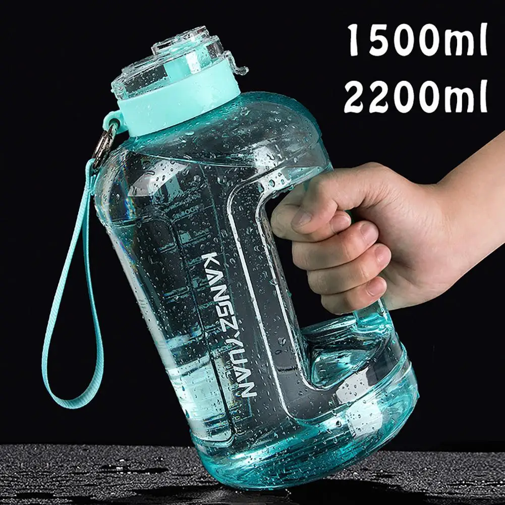 1500/2200ml Time Marker Clear Scale Fitness Water Bottle Large Capacity Transparent Removal Straw Sport Water Bottle for Going O
1500/2200ml Time Marker Clear Scale Fitness Water Bottle Large Capacity Transparent Removal Straw Sport Water Bottle for Going O