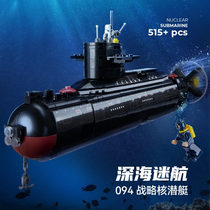 Military 515PCS Navy Strategic Nuclear Submarine Nuclear Missile Launch Model Building Blocks Sets Educational Toys for Children
Military 515PCS Navy Strategic Nuclear Submarine Nuclear Missile Launch Model Building Blocks Sets Educational Toys for Children