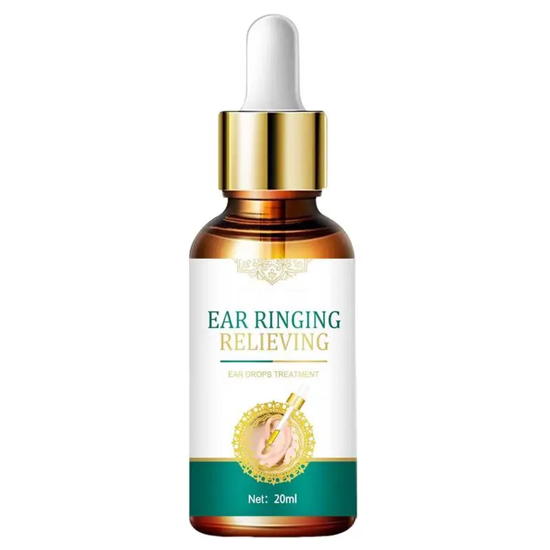 

20ml Tinnitus Ear Liquid Quick Effect Tinnitus Hearing Impairment Drops For Relieving Ringing Sound Ear Care Ear Ringing Oil