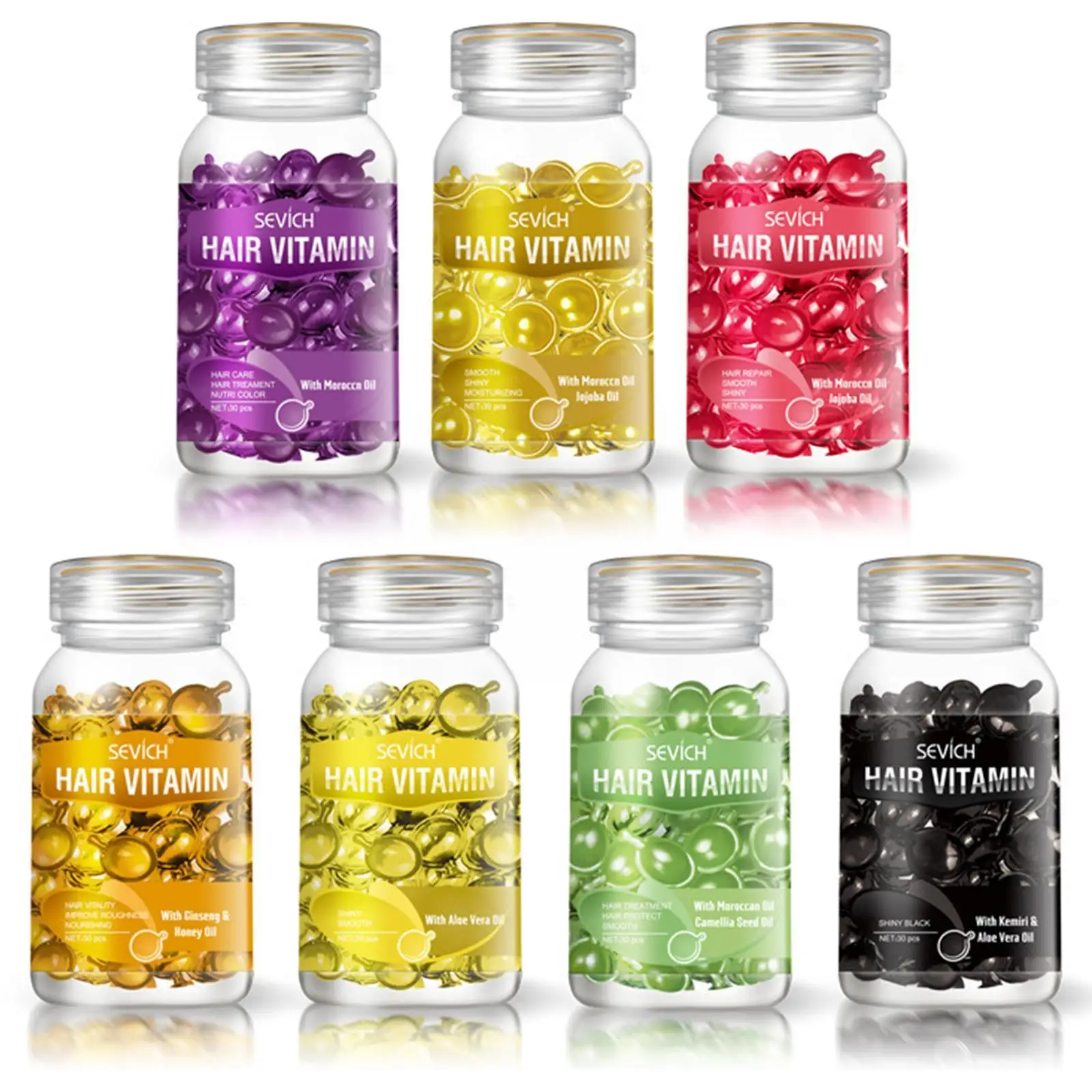 Hair Vitamin Capsule Oil Repair Damage Natural Extract Hair Treatment Serum Nourishing Complex Pro Oil Keratin
Hair Vitamin Capsule Oil Repair Damage Natural Extract Hair Treatment Serum Nourishing Complex Pro Oil Keratin