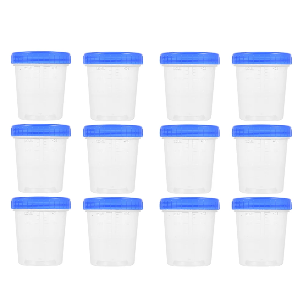 12 Pcs Measuring Cup Cup Lid Specimen Containers Test Cup Blue Cover Liquid Sample Container Pp Clear Condiment Cups
12 Pcs Measuring Cup Cup Lid Specimen Containers Test Cup Blue Cover Liquid Sample Container Pp Clear Condiment Cups