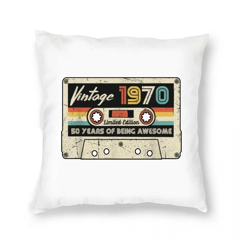 Vintage 1970 Pillow Case Made In 1970 50th Birthday Retro Style EU Size Breathable
Vintage 1970 Pillow Case Made In 1970 50th Birthday Retro Style EU Size Breathable