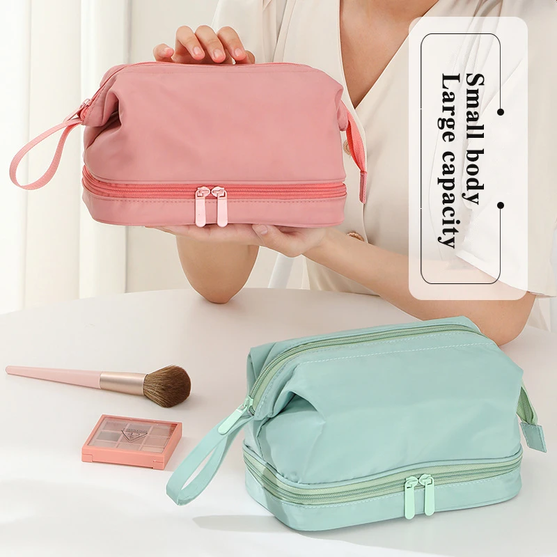 Travel Double-layer Women Cosmetic Bag Toiletry Storage Organizer Wash Pouch Multifunction Waterproof Make Up Cases Makeup Bags
Travel Double-layer Women Cosmetic Bag Toiletry Storage Organizer Wash Pouch Multifunction Waterproof Make Up Cases Makeup Bags