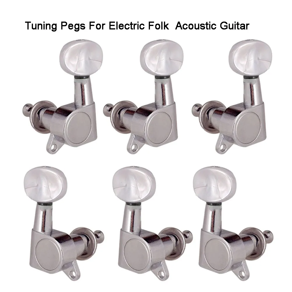 High Quality Guitar Knob Guitar Tuning Peg Silver 6 PCS Folk Acoustic Electric Guitar Guitar Tuning Peg Key Machine Heads Tuners
High Quality Guitar Knob Guitar Tuning Peg Silver 6 PCS Folk Acoustic Electric Guitar Guitar Tuning Peg Key Machine Heads Tuners
